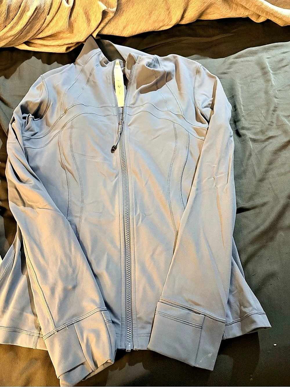 Lululemon Define Jacket Women's Zip Front Blue Utility Jacket